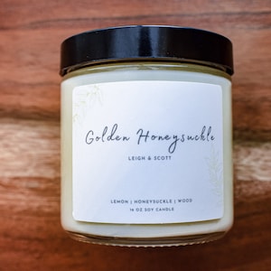 Golden Honeysuckle |  Soy Candle