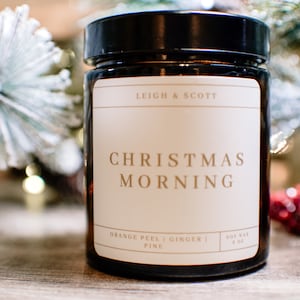 Christmas Morning Candle Cozy Candle Holiday Candle Gift - Etsy