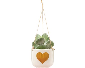 Sass & Belle Gold Heart Planter