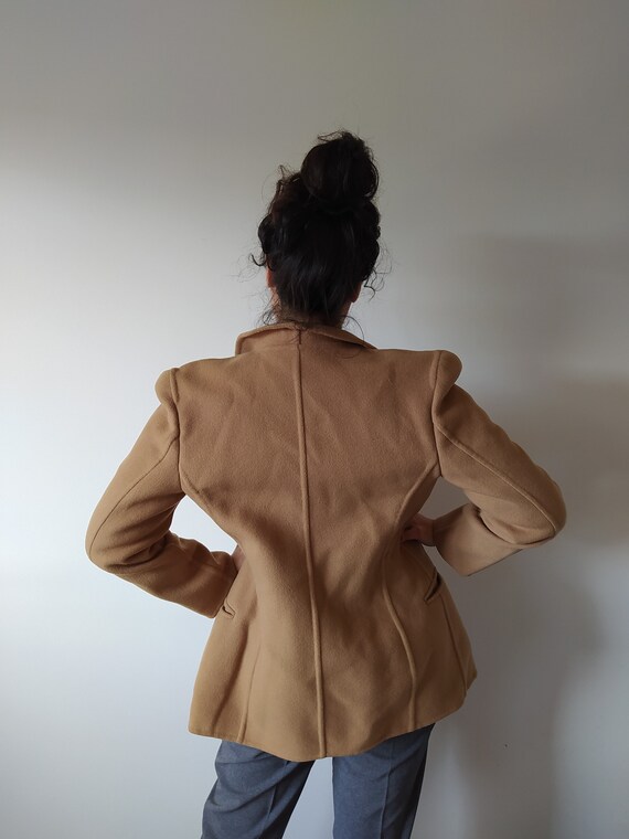 Authentic 1940S BOX COAT/ 1940S wool jacket/ roman
