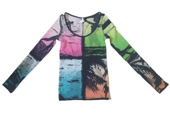 90s Jean Paul Gaultier California surf club kid sh