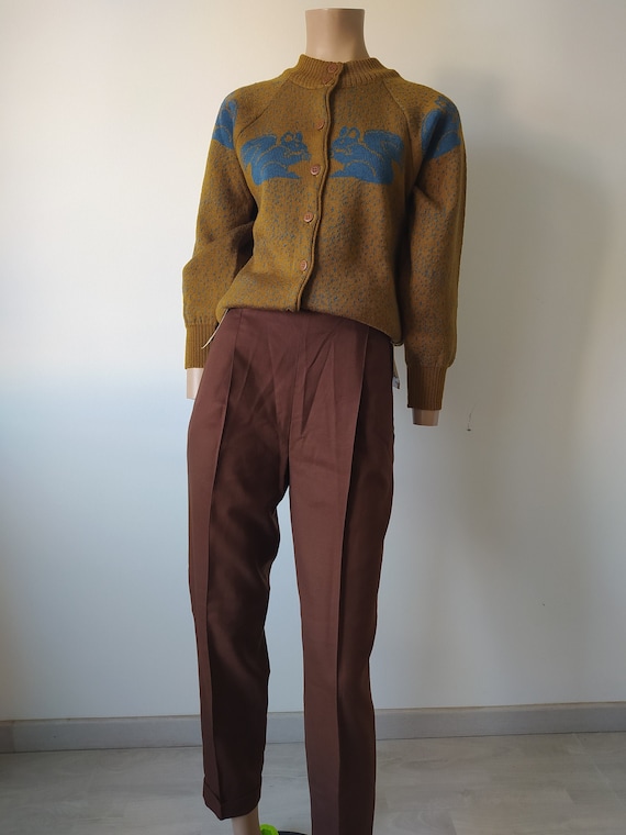vintage trousers women - 40s style pants - vintage