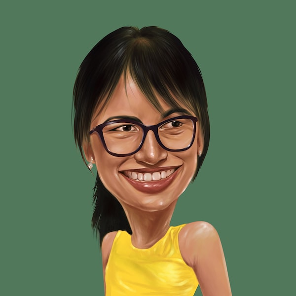 Custom Digital Caricature Portrait