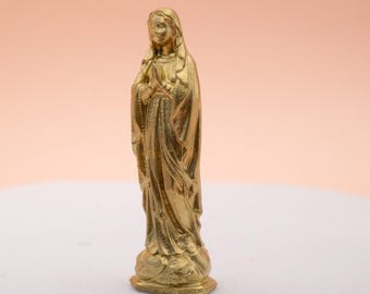 Virgin Mary Miniature, Dollhouse Decor, Diorama Accessory, Collectible Display, Statue, Dolls House, Religious Statue, Faith Gift