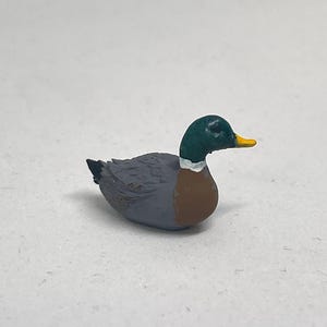 Lovely Little Mallard Duck | Male and Female Duck Figurines | Cute Wildlife Decor | Miniature Duck Collectibles Gift