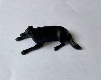 Miniature Labrador lying down