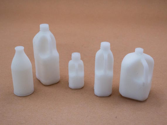 20 Mini Bouteilles Pour Maison De Poupée 1:12 - Résine, Couleurs Assorties, Décoration Miniature, Jouet - 4