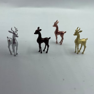 Elegant Deer Figurine Ornament Woodland Animal Gift Small Deer Collectible Nature Lover Gift Rustic Display Cute Deer Ornament Holiday Gift