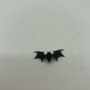 Tiny Little Bats in Flight Wide | Halloween Miniatures | Fairy Garden Accessories Bat Decor Gift