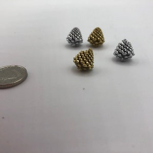Miniature Resin Pinecone Ornament: Rustic Woodland Decoration