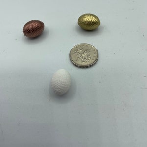 Dragons Eggs in miniature 1:12 scale