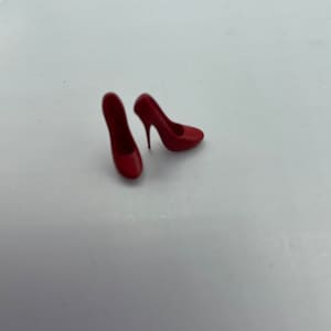 Tiny little Platform Shoes, Interior accessories, Dollhouse