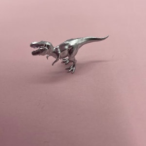 Tyrannosaurus Rex miniature dinosaur, T-Rex ornament, prehistoric gift, dollhouse accessories, small dinosaur collectible, dino figurine