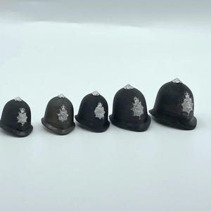 Police bobby helmets
