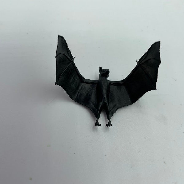 Miniature hanging bat, craft supply, Halloween Miniatures, fairy garden