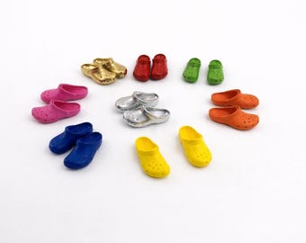 Sandals Miniature, Dollhouse Decor, Diorama Accessory, Collectible Display, Tiny Sandals, Dolls Sandals, Doll Shoes