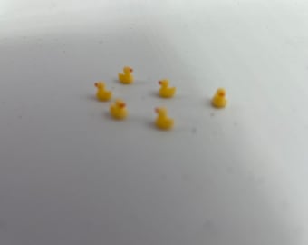 Set of 6 teeny tiny baby ducks