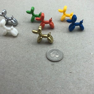 Mini Balloon Dog Figurine – Tiny Balloon Animal Decor, Cute Collectible, Party Favor Charm, Gift Idea