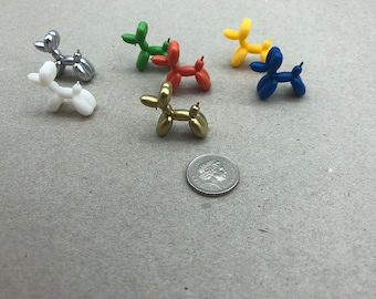 Mini Balloon Dog Figurine – Tiny Balloon Animal Decor, Cute Collectible, Party Favor Charm, Gift Idea