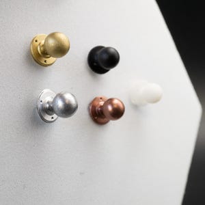 1:12 Scale Dollhouse Door Knobs | Tiny Decorative Hardware Set