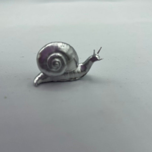 Detailed miniature snail