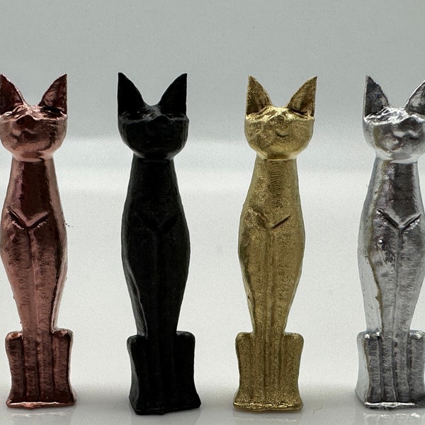 Egyptian miniature cat statue