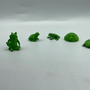Luminous Frogs Mini Figurines, Micro Landscape Decoration, Fairy Garden DIY  Miniatures, Home Decor Accessories, 10/20/50pcs, Cute Mini Frog 