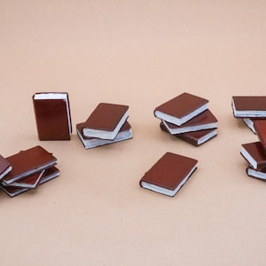 1/12 Scale Miniature Book Blanks: 3D Printed Dollhouse Books