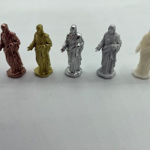 Miniature Jesus Figure Ornament Religious Gift Christian Collectible Small Faith Figurine Spiritual Display Jesus Ornament Devotional Gift