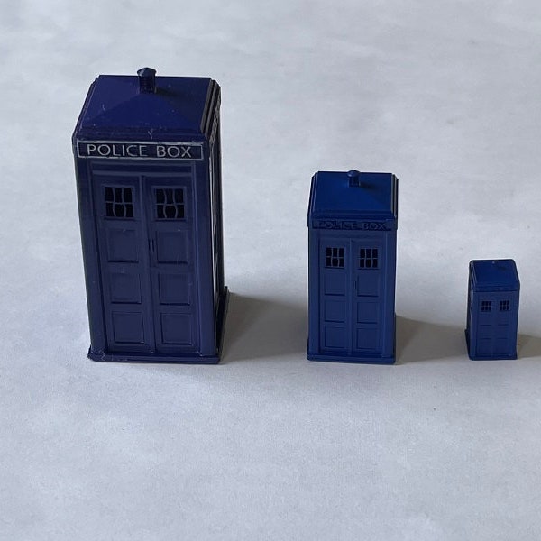 Miniature police boxes