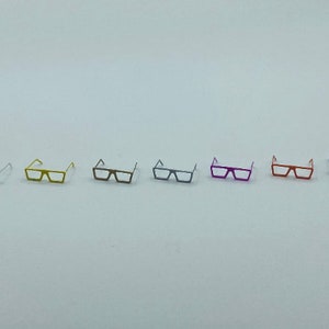 Stylish Men’s Doll Glasses, Miniature Doll Accessories, Glasses Ornament, Fashion Eyewear, Glasses, Stylish Doll Accessory, Doll Glasses