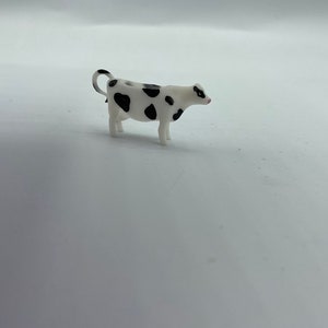 Dollhouse Miniature Cow Milk Jug Scale 1:12 | Tiny Kitchen Accessory | Collectible Farmhouse Decor | Tableware Gift | Cow Themed Gift