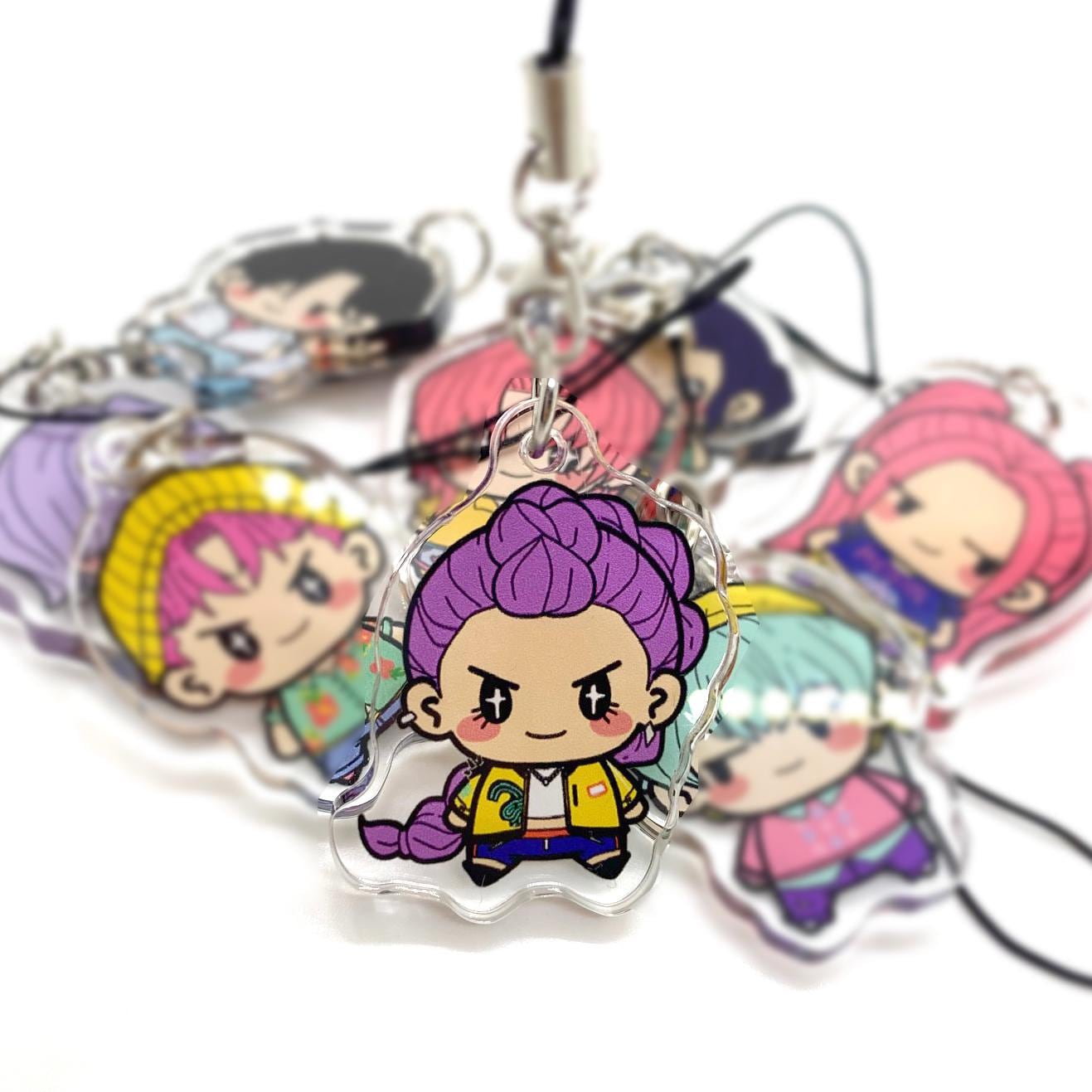 Jinu Keychains Kpop Demon Hunters Phone Charms, Keychains, Kpop Gift, Cute Gift, Mira ...