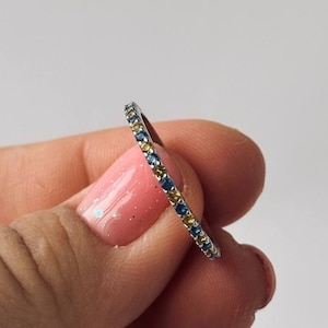 Ring Ukraine, blau gelber Ring Silber Karte der Ukraine, Flagge der Ukraine, Ring, Ukrainische Accessoires