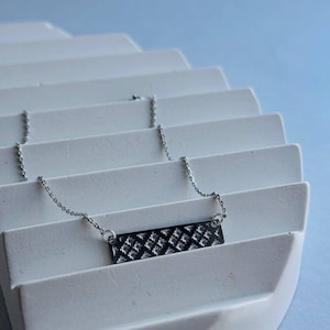 Ukrainian necklace made in Ukraine silver 925, ukranian embroidery, ukraine 925 jewelery, gift for ukrainian, Cross Necklace