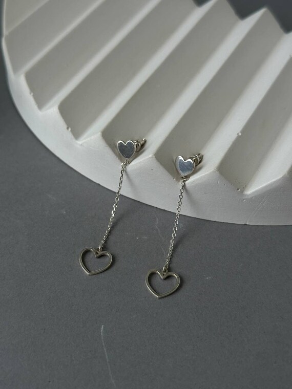 Opsobjects FALL IN LOVE orecchini pendenti cuore ovale Vendita Orologi excelturk