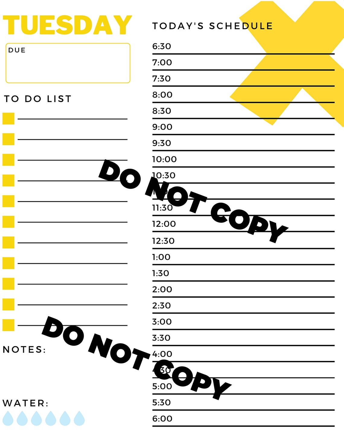 2021 Daily Planner Printable Digital Download Weekly Planner. Etsy