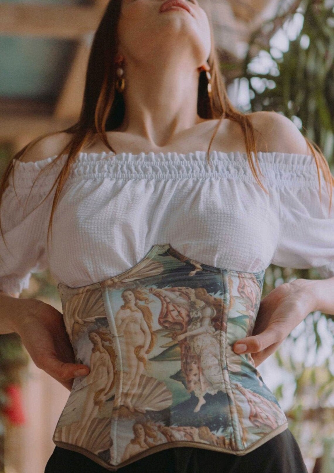 Venus corset / renaissance corset / steel boned corset / Etsy