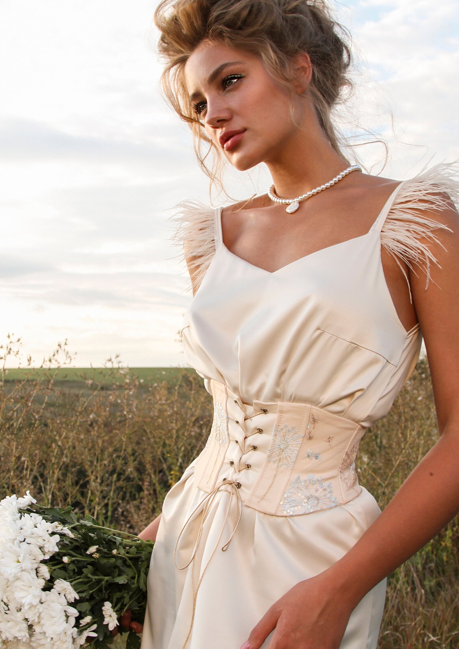 Gold Corset / Nude Yellow Vintage Corset Top / Etsy