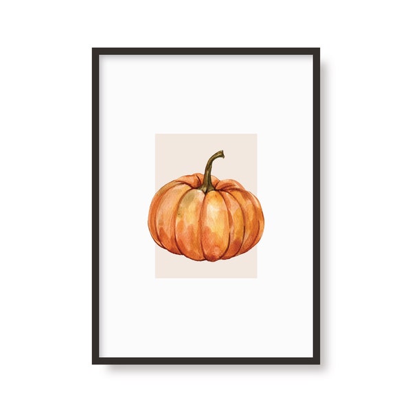 Pumpkin Print - Etsy