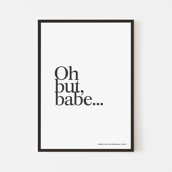 Catfish and the Bottlemen Poster Etsy