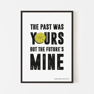 She Bangs The Drums Inspired | Song Lyrics Poster | Music Print | A5 A4 A3 | Typography | Home Decor | Wall Art | Lemon