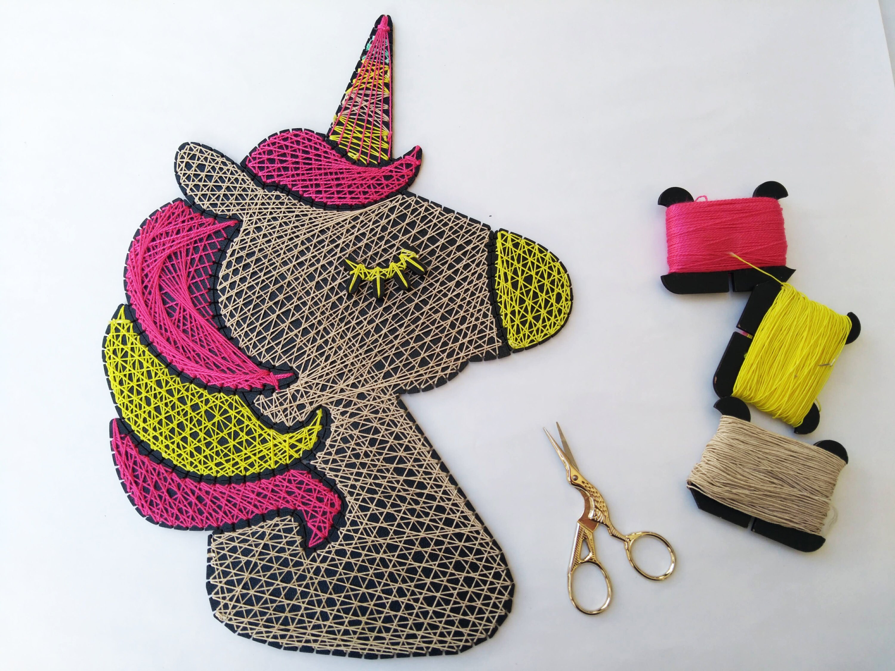 UNICORN String Art Kit Diy Kit for Kids no Nails Needed Etsy