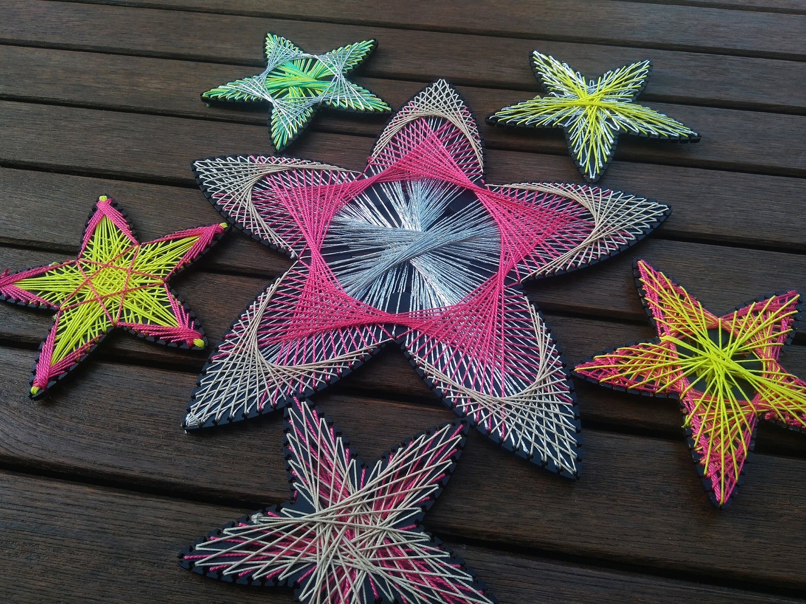 Star Easy String Art Kit 6 Stars - Etsy