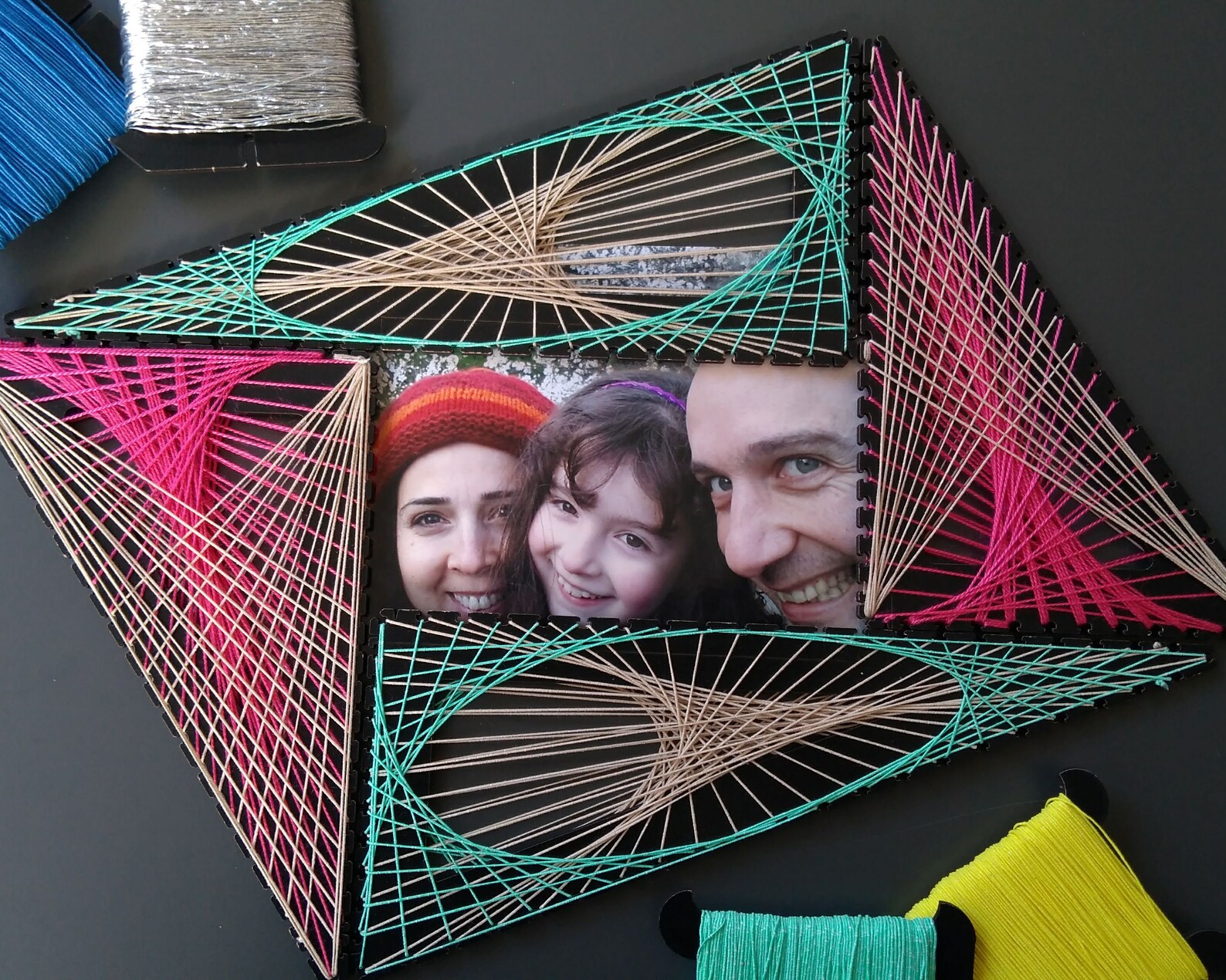 Photo Frame Thread Art Kit 4-pcs Panel - Etsy