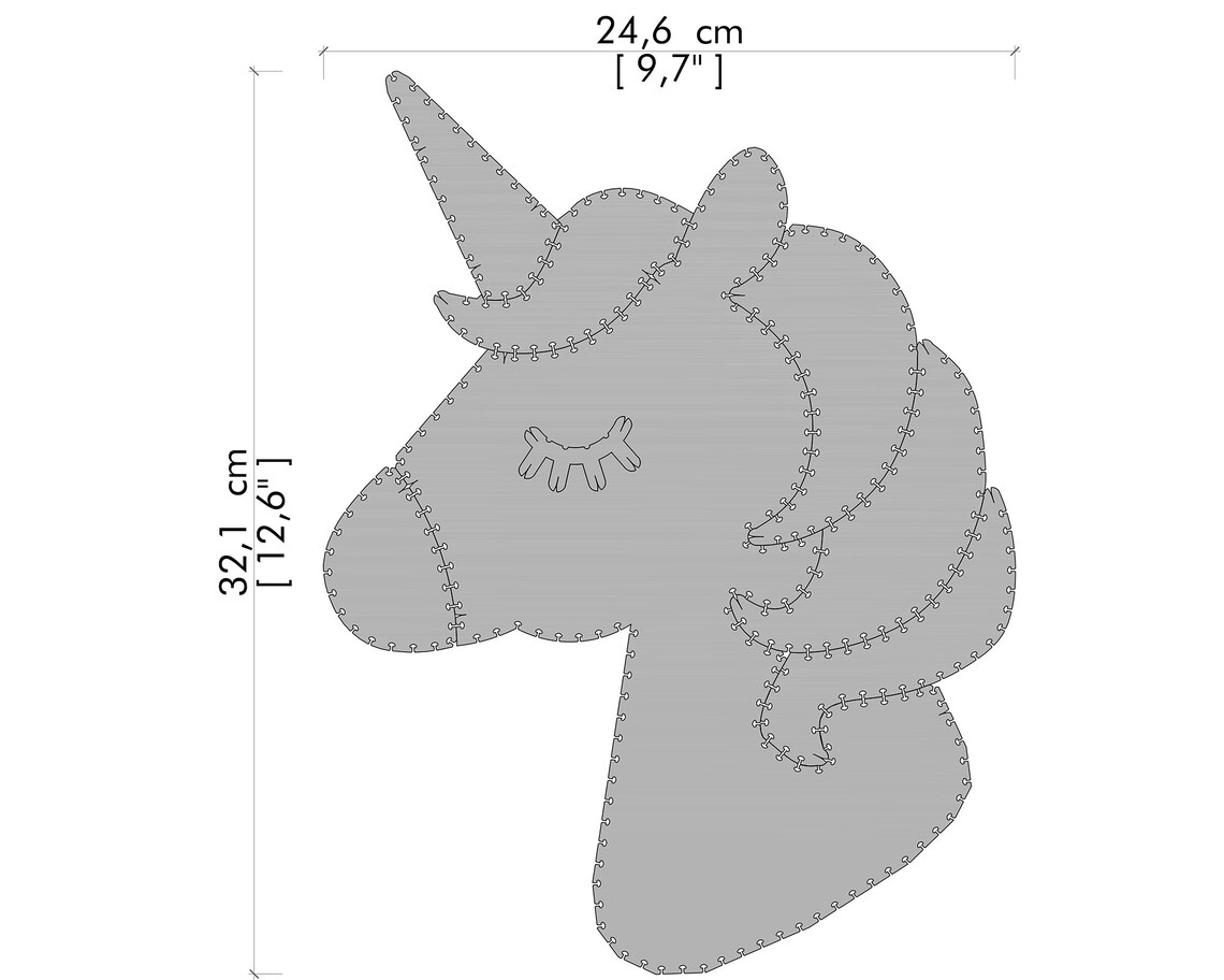 UNICORN String Art Kit Diy Kit for Kids no Nails Needed Etsy