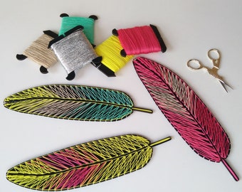 Feather String Art | Etsy