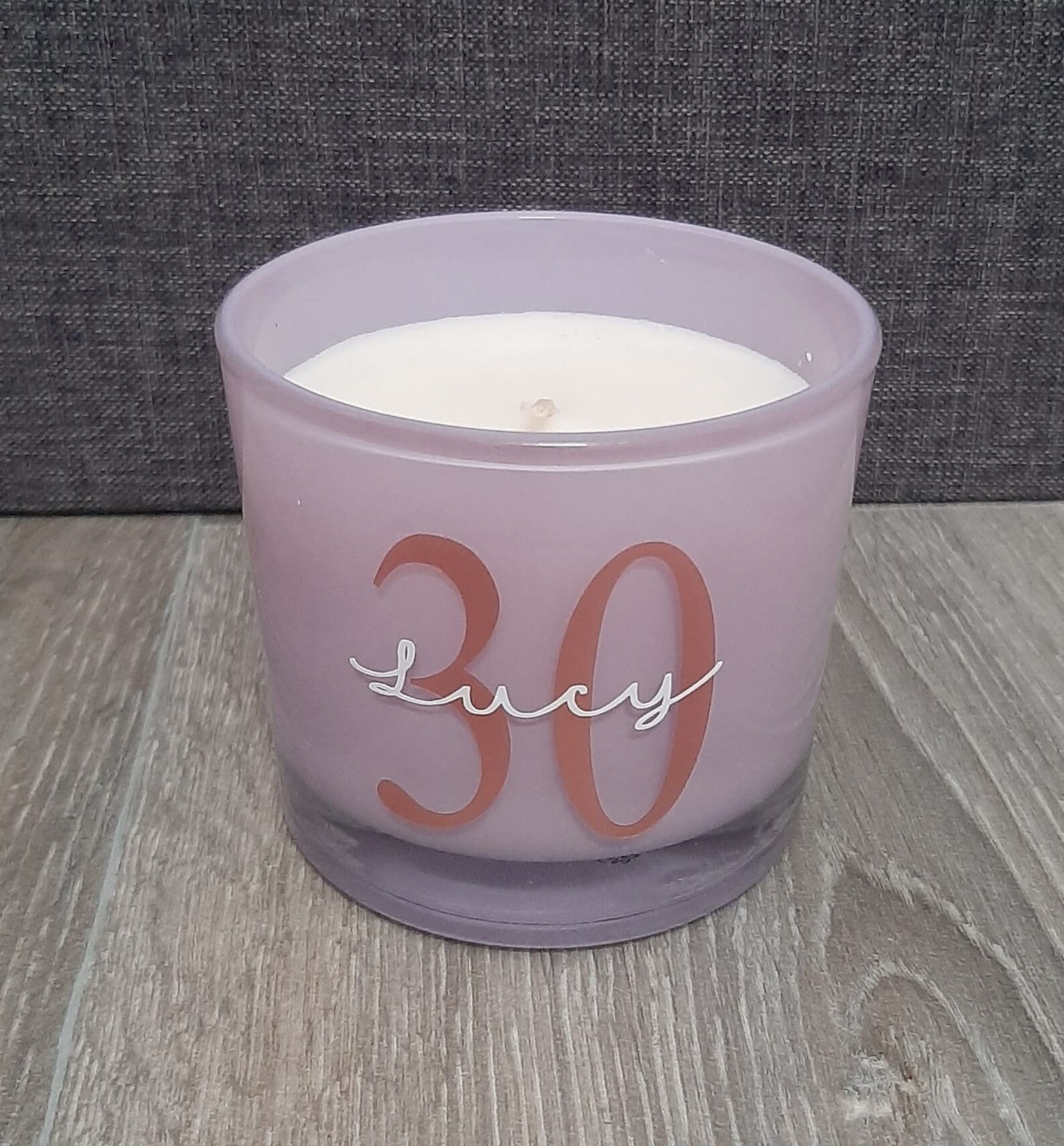Personalised Candle Milestone Birthday 18th 21st 30th Etsy