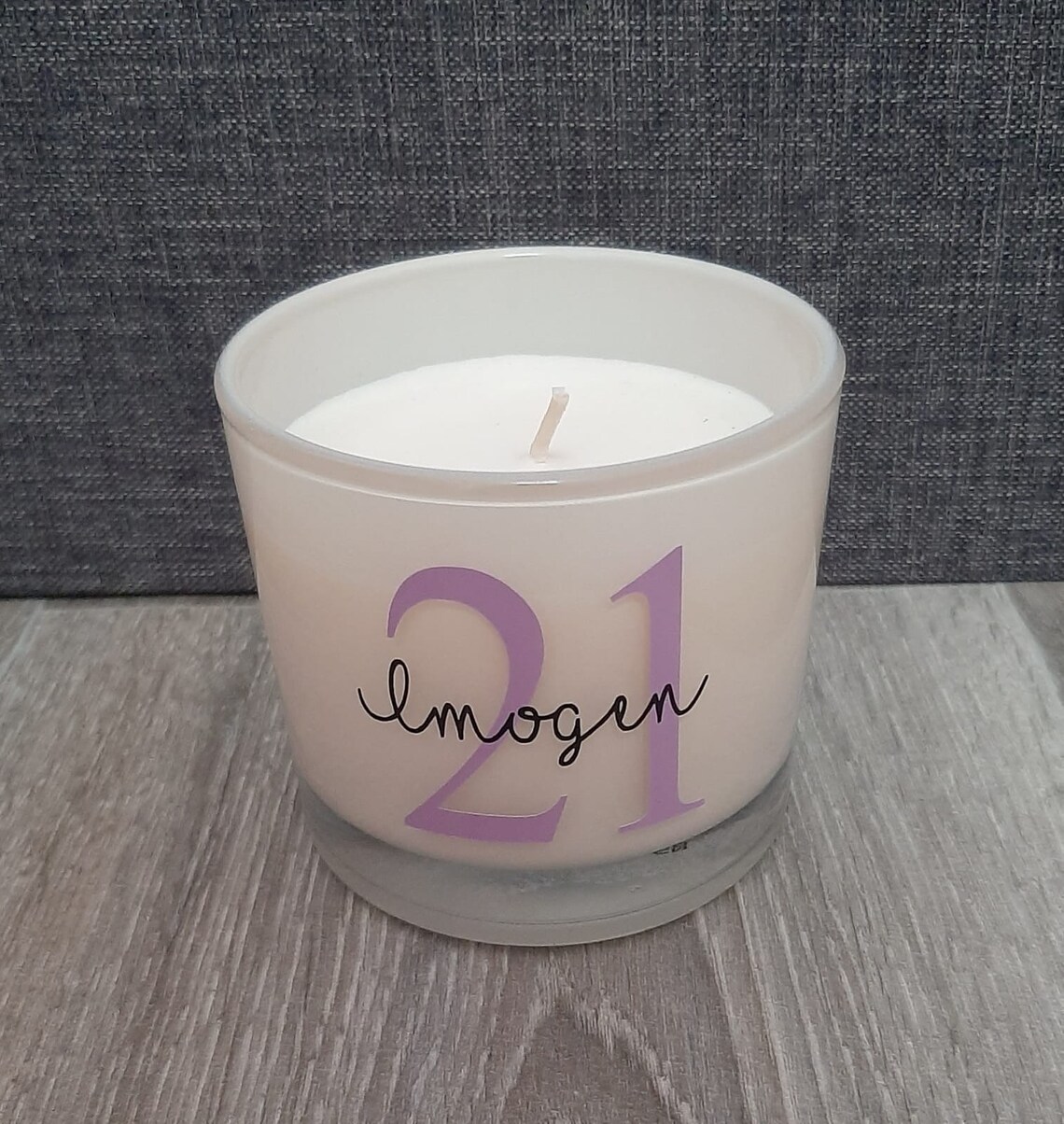 Personalised Candle Milestone Birthday 18th 21st 30th Etsy