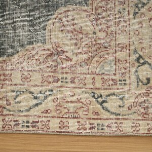 Primitive Rug, Eco Friendly Rug, Multicolor Rug, Saloon Rug, Vintage Rug, Hand Knotted Rug, Oriental Rug, Turkish Rug, 3.8x6.5 Ft, GR 4208